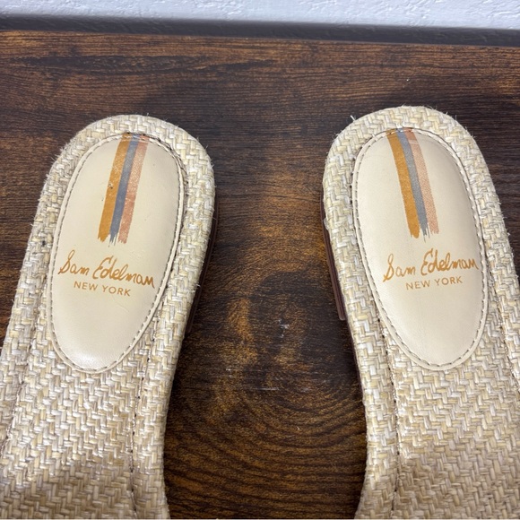 Sam Edelman Beige Woven Buckle Sandals - Picture 5 of 7